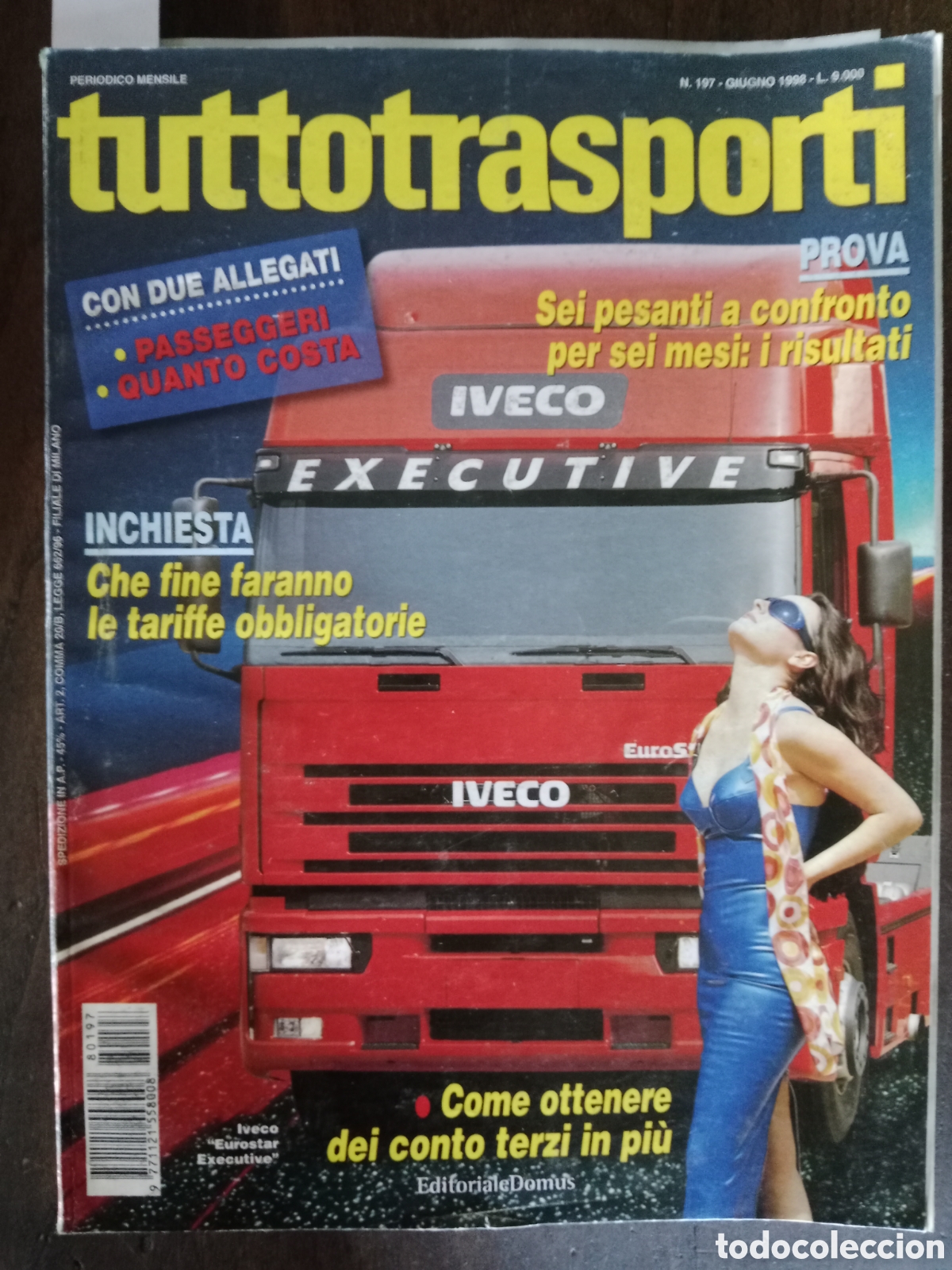 Coches: Revista tuttotransporti n. 197 de 1998 camion