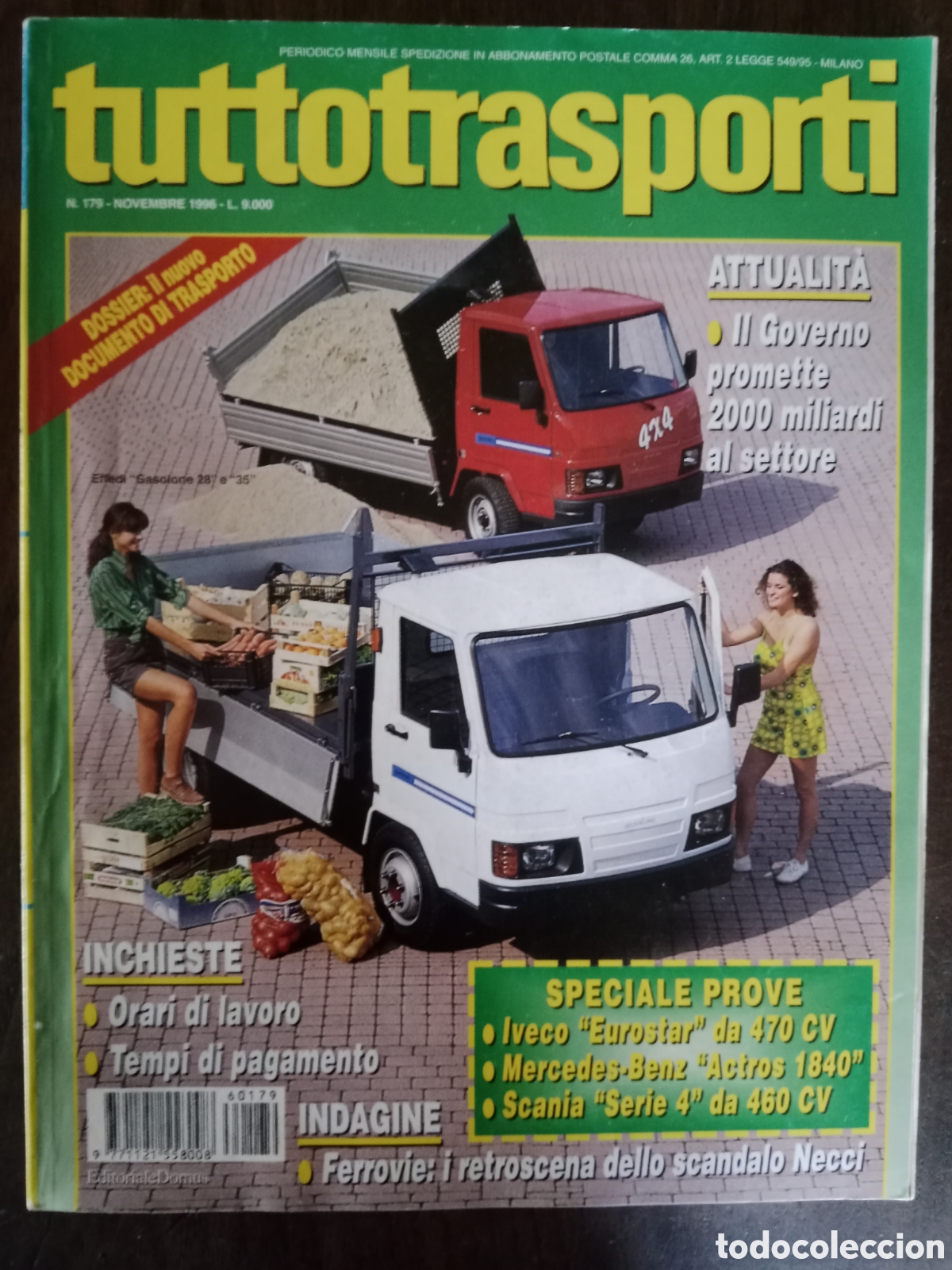 Coches: Revista tuttotransporti n. 179 de 1996 cami&oacute;n