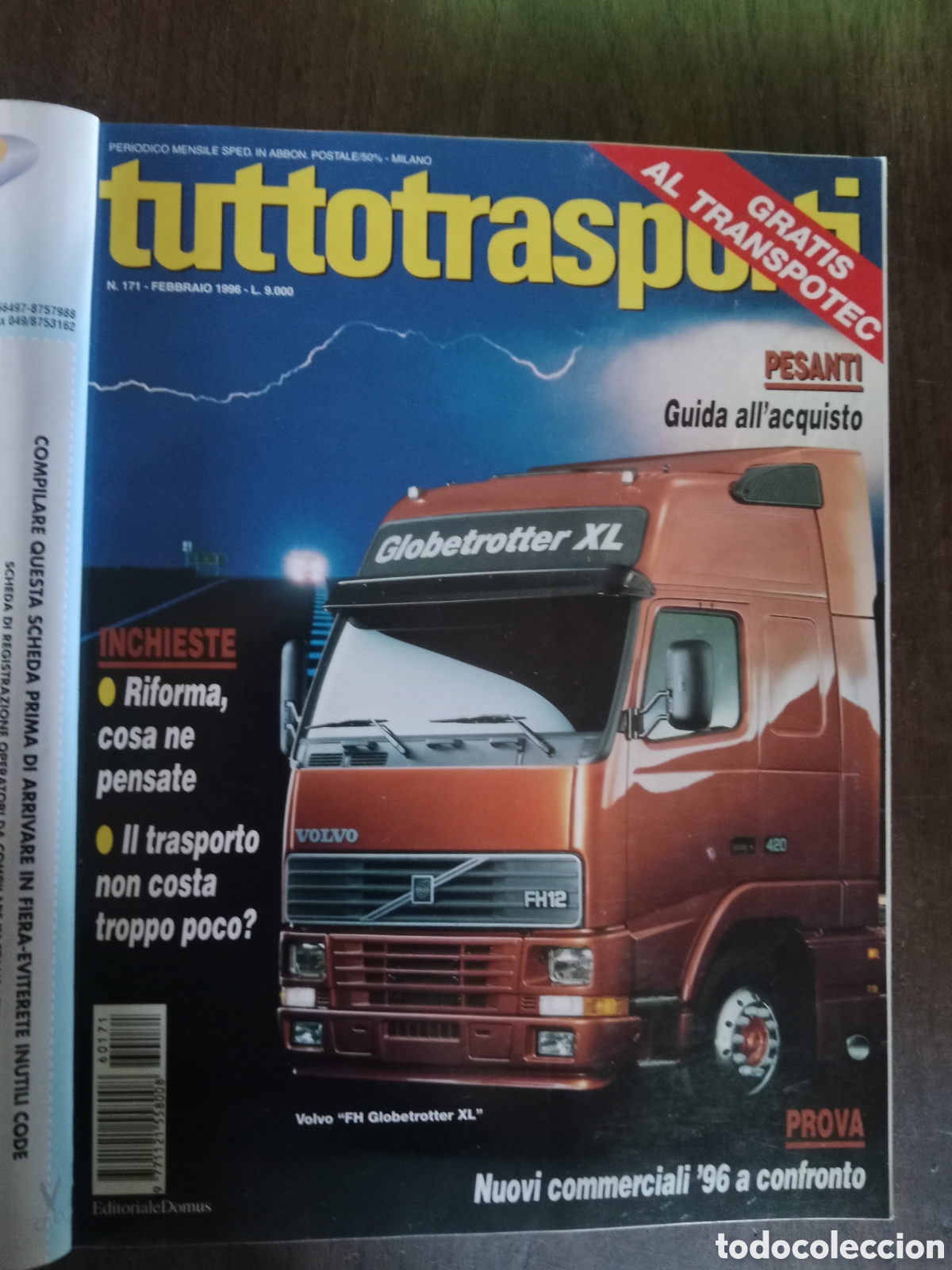 Coches: Revista tuttotransporti n. 171 de 1996 cami&oacute;n