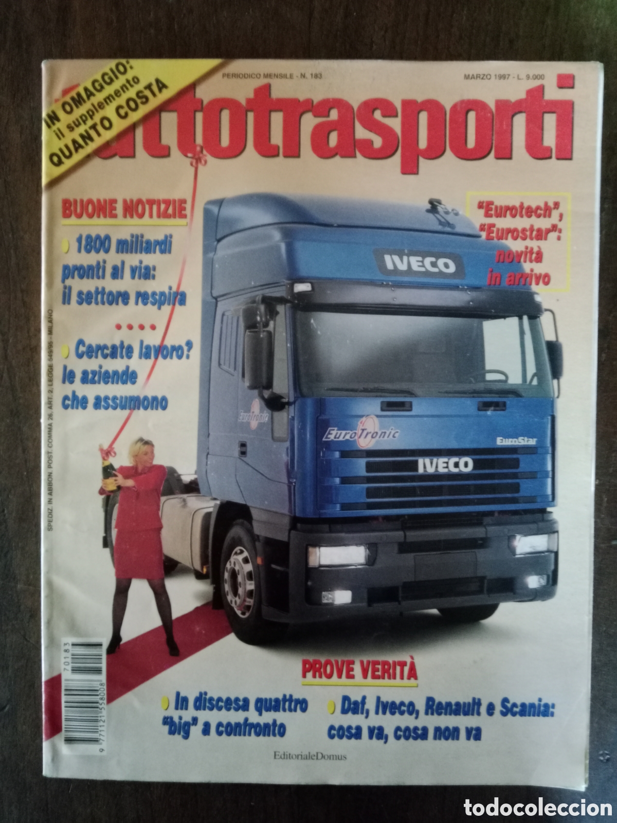 Coches: Revista tuttotransporti n. 183 de 1997 camion