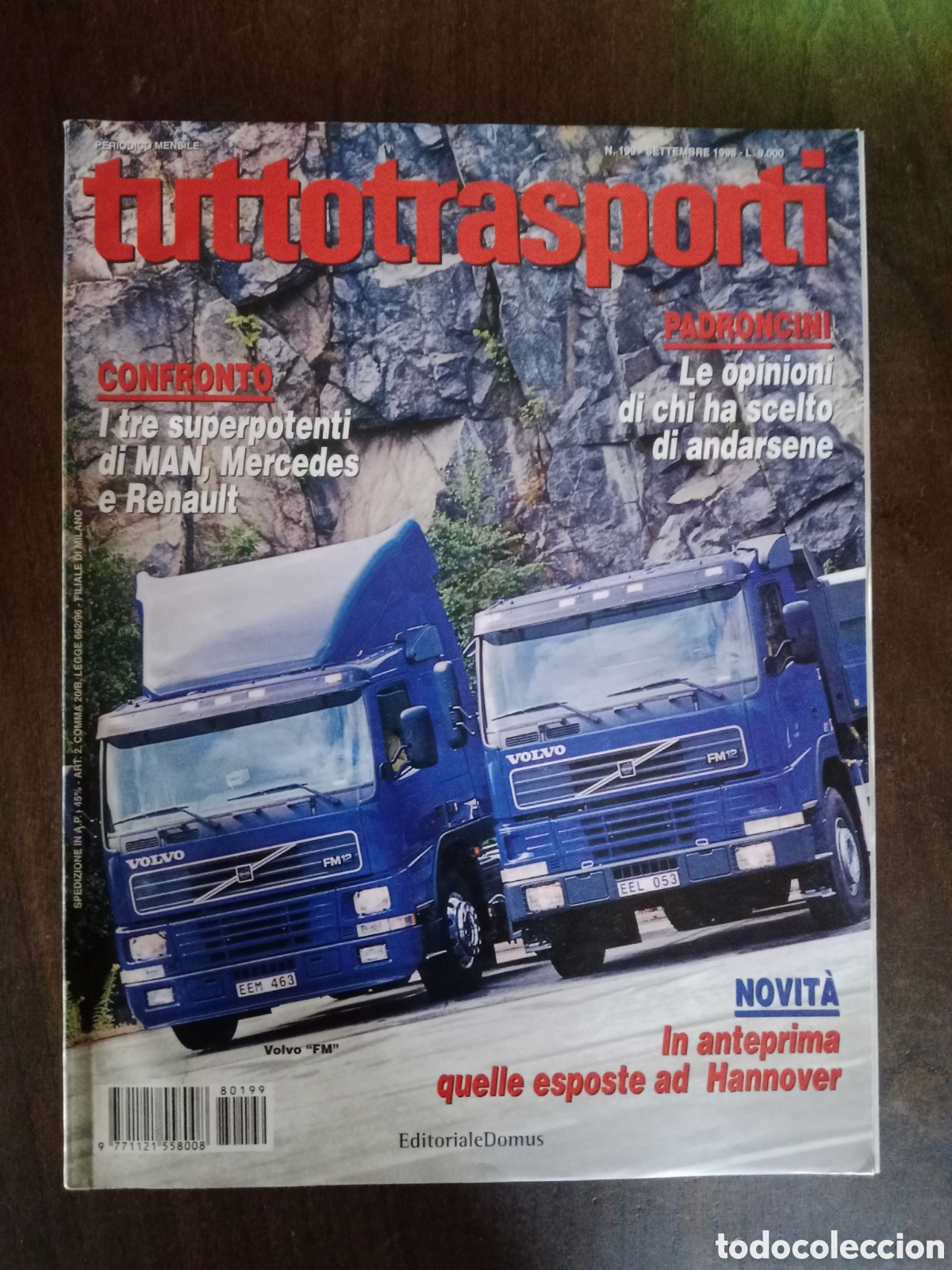Coches: Revista tuttotransporti n. 199 de 1998 camion