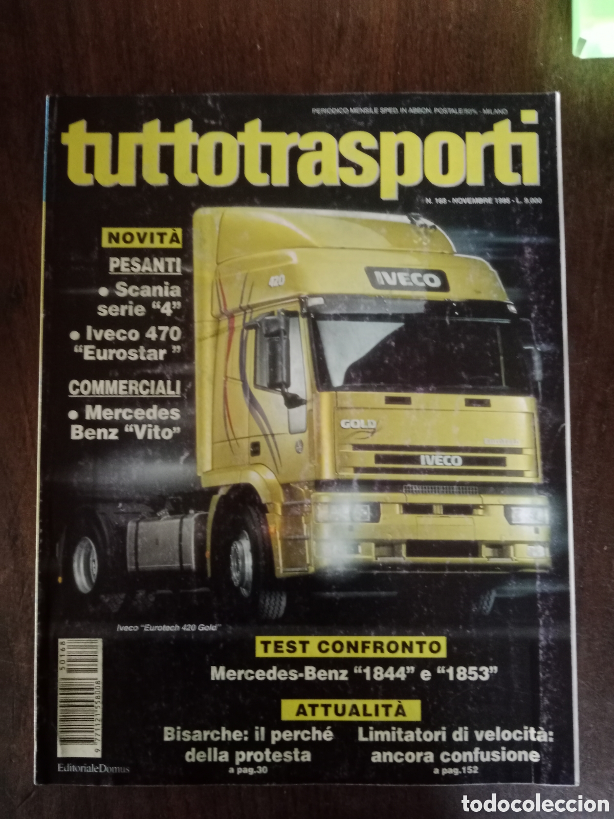 Coches: Revista tuttotransporti n. 168 de 1995 cami&oacute;n