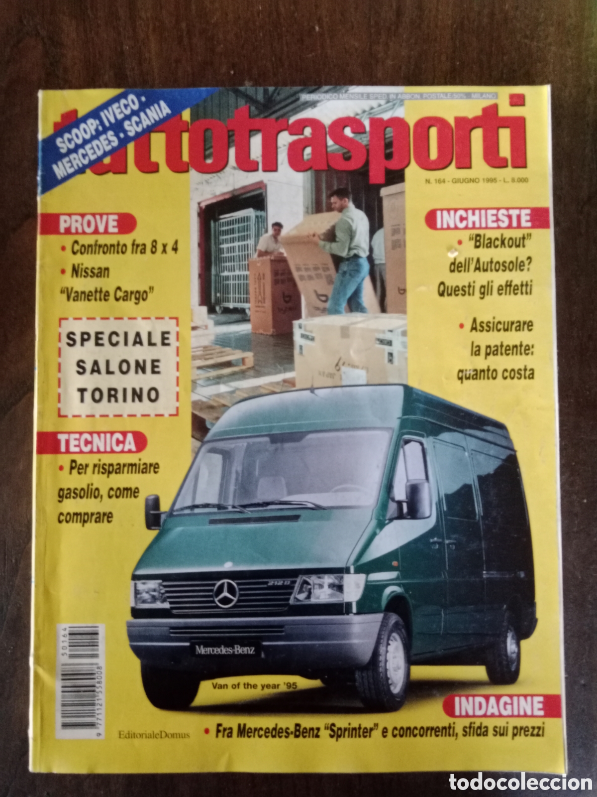 Coches: Revista tuttotransporti n. 164 de 1995 cami&oacute;n