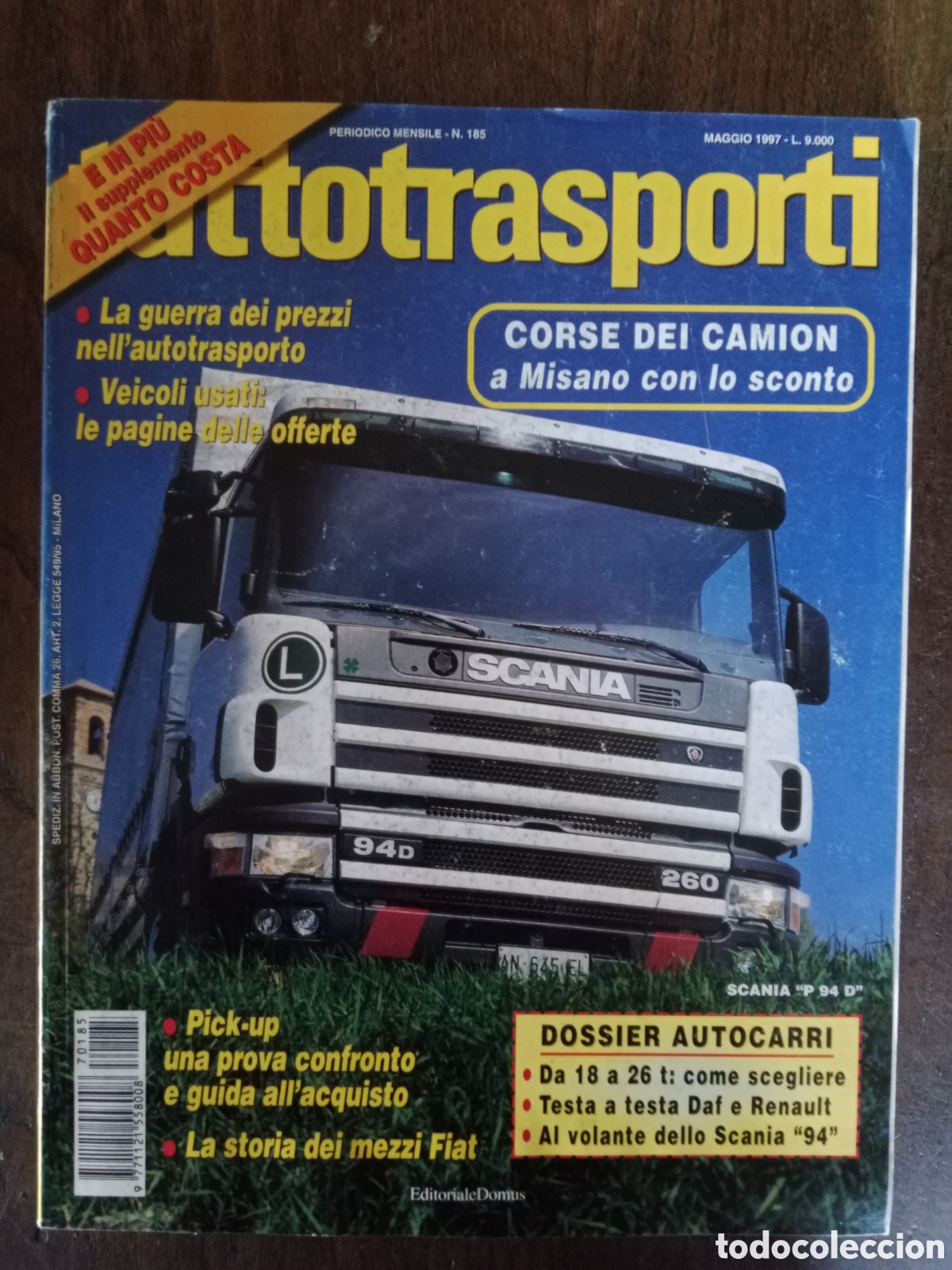 Coches: Revista tuttotransporti n. 185 de 1997 cami&oacute;n