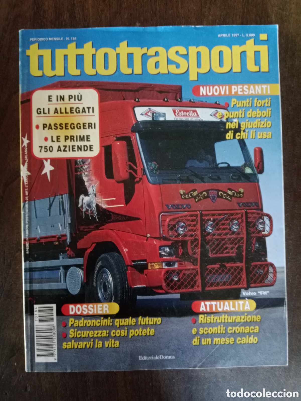 Coches: Revista tuttotransporti n. 184 de 1997 cami&oacute;n