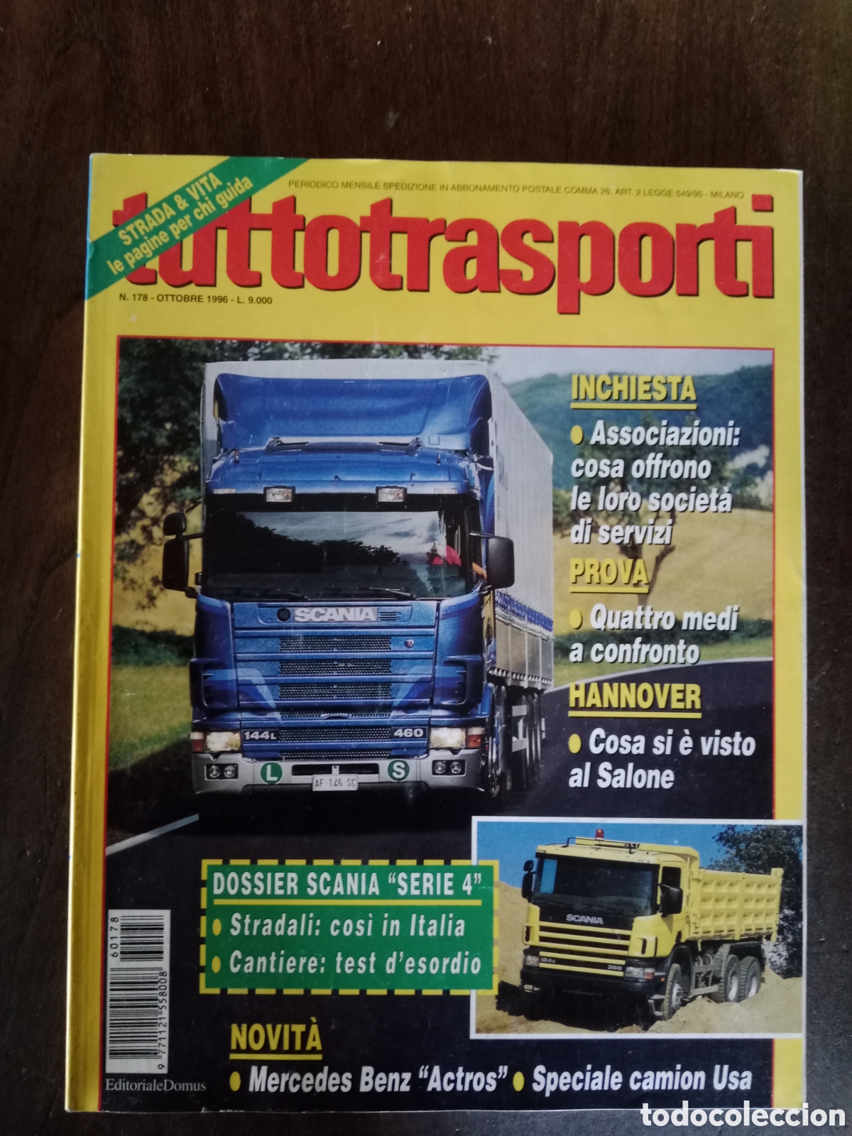 Coches: Revista tuttotransporti n. 178 de 1996 cami&oacute;n