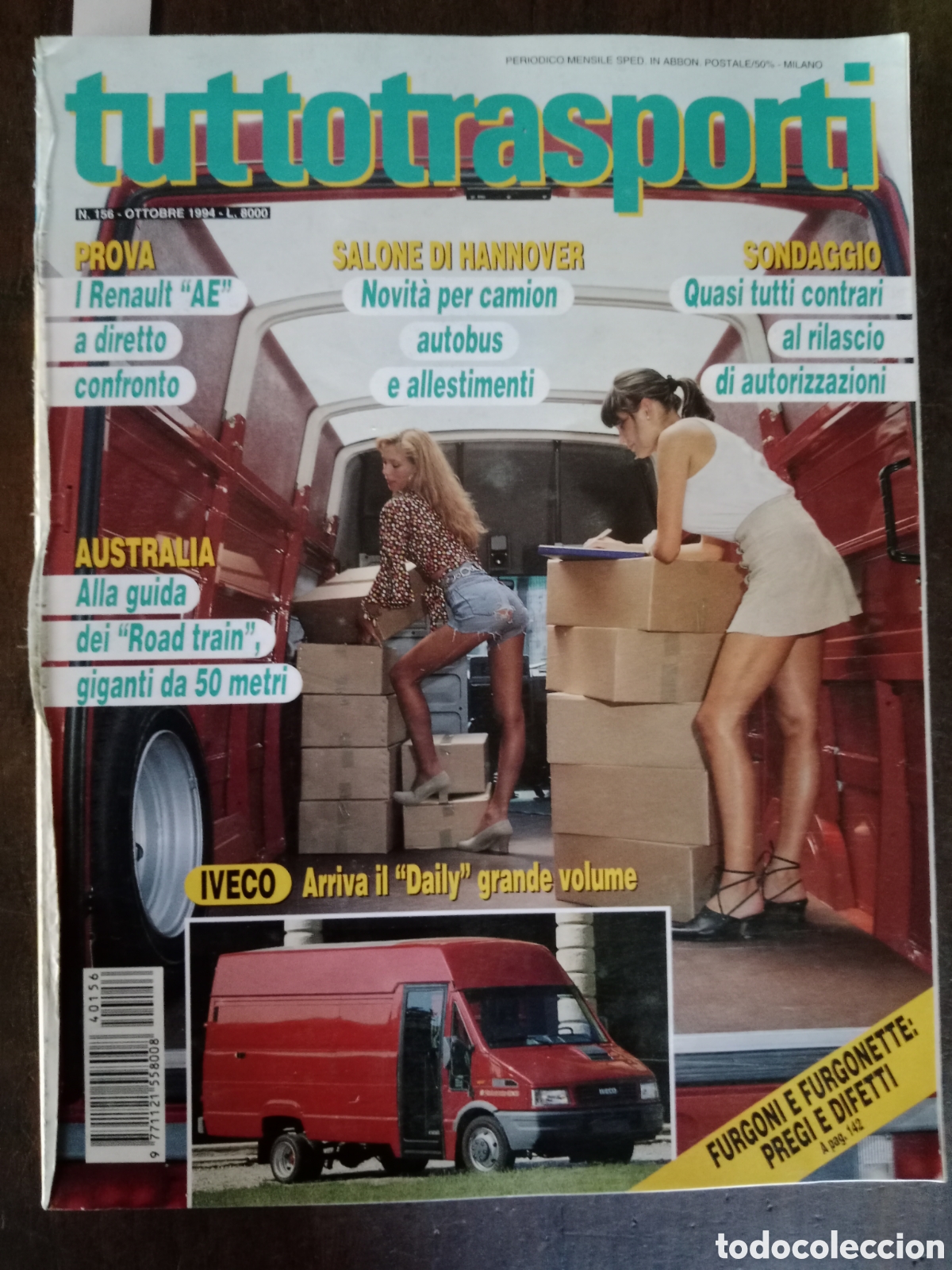 Coches: Revista tuttotransporti n. 156 de 1994 cami&oacute;n
