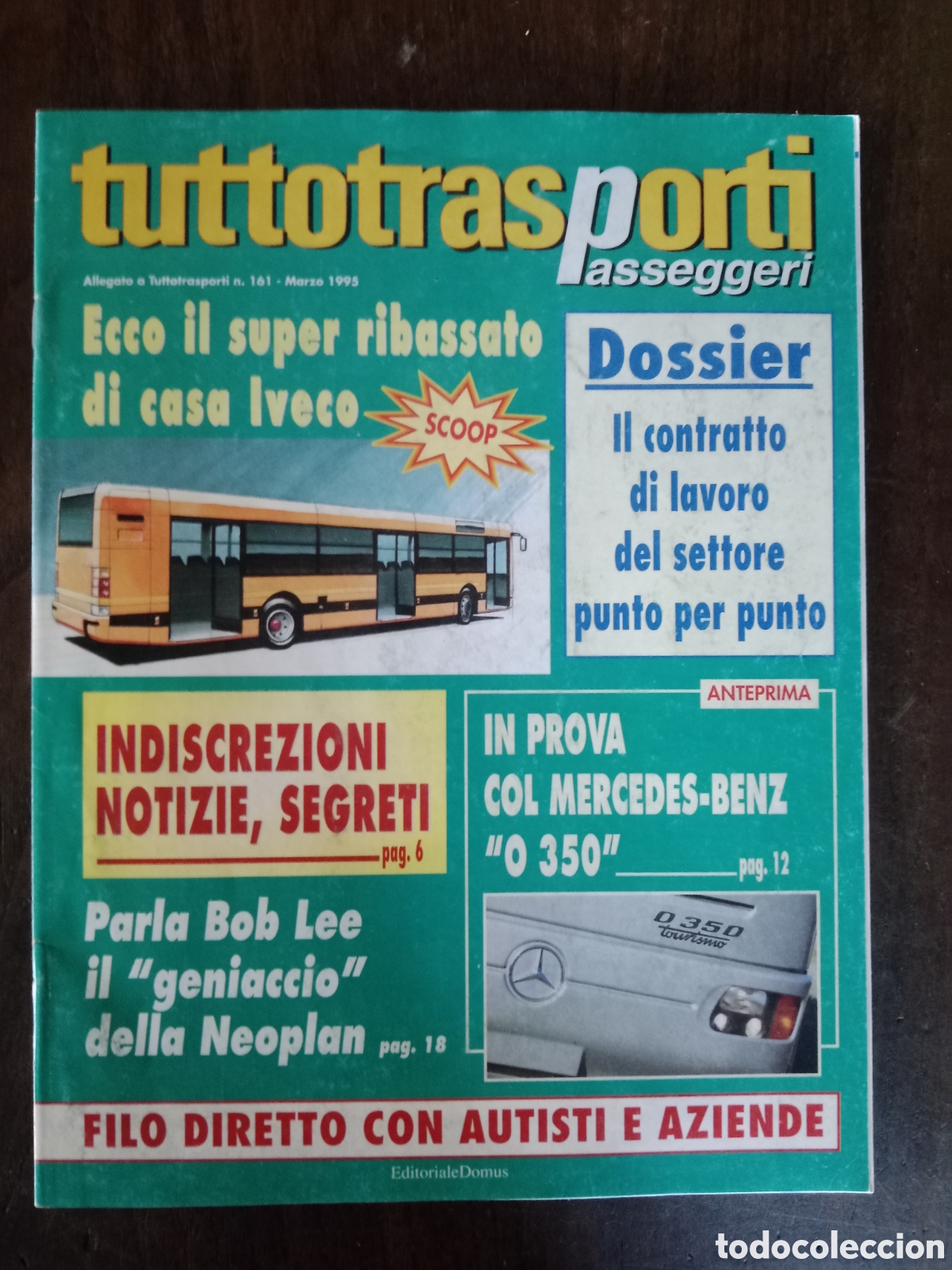 Coches: Revista tuttotransporti n. 161 de 1995 autob&uacute;s bus