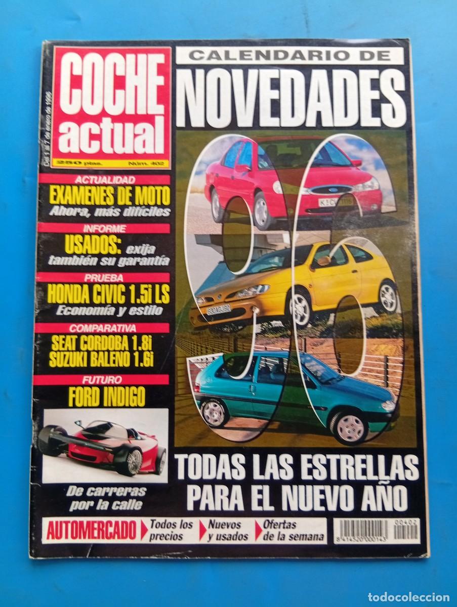 Coches: COCHE ACTUAL. N&ordm; 402. A&Ntilde;O 1996. PRUEBA: HONDA CIVIC 1.5i LS. DEPORTE: NISSAN MOTORSPORT. RADI.. LEER