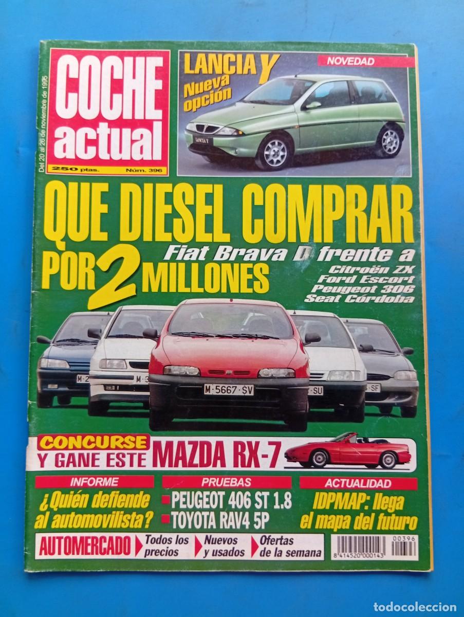 Coches: COCHE ACTUAL. N&ordm; 396. A&Ntilde;O 1995. PRUEBA: PEUGEOT 406 ST 1.8. TOYOTA RAV 5 5 PUERTAS. MAZDA RX-.. LEER