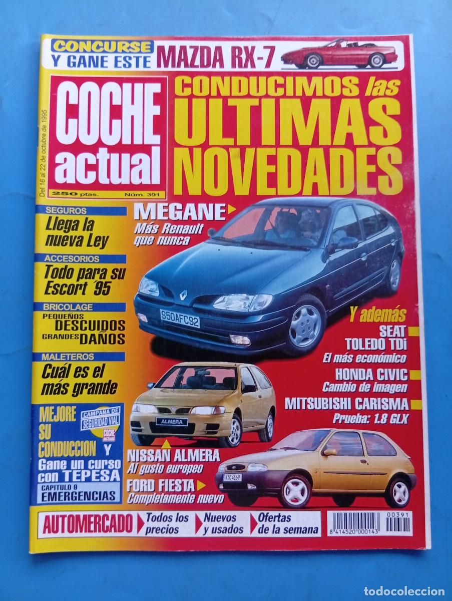 Coches: COCHE ACTUAL. N&ordm; 391. A&Ntilde;O 1995. PRUEBA: MITSUBISHI CARISMA 1.8 GLX. NISSAN ALMERA. HONDA CIVI.. LEER