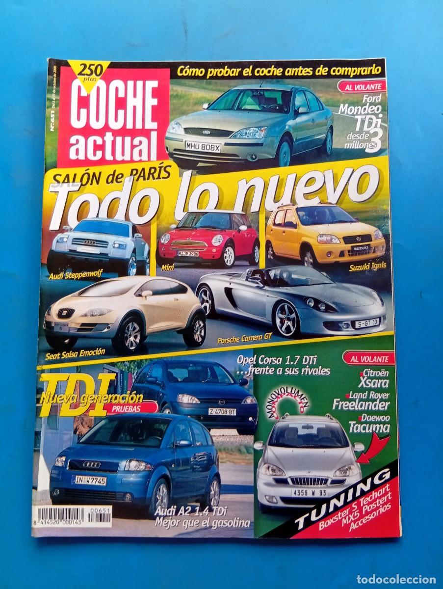 Coches: COCHE ACTUAL. N&ordm; 651. A&Ntilde;O 2000. PRUEBA: KIA SEPHIA II 1.6 16V RS. OPEL CORSA 1.7 DTi 16V ELEG.. LEER