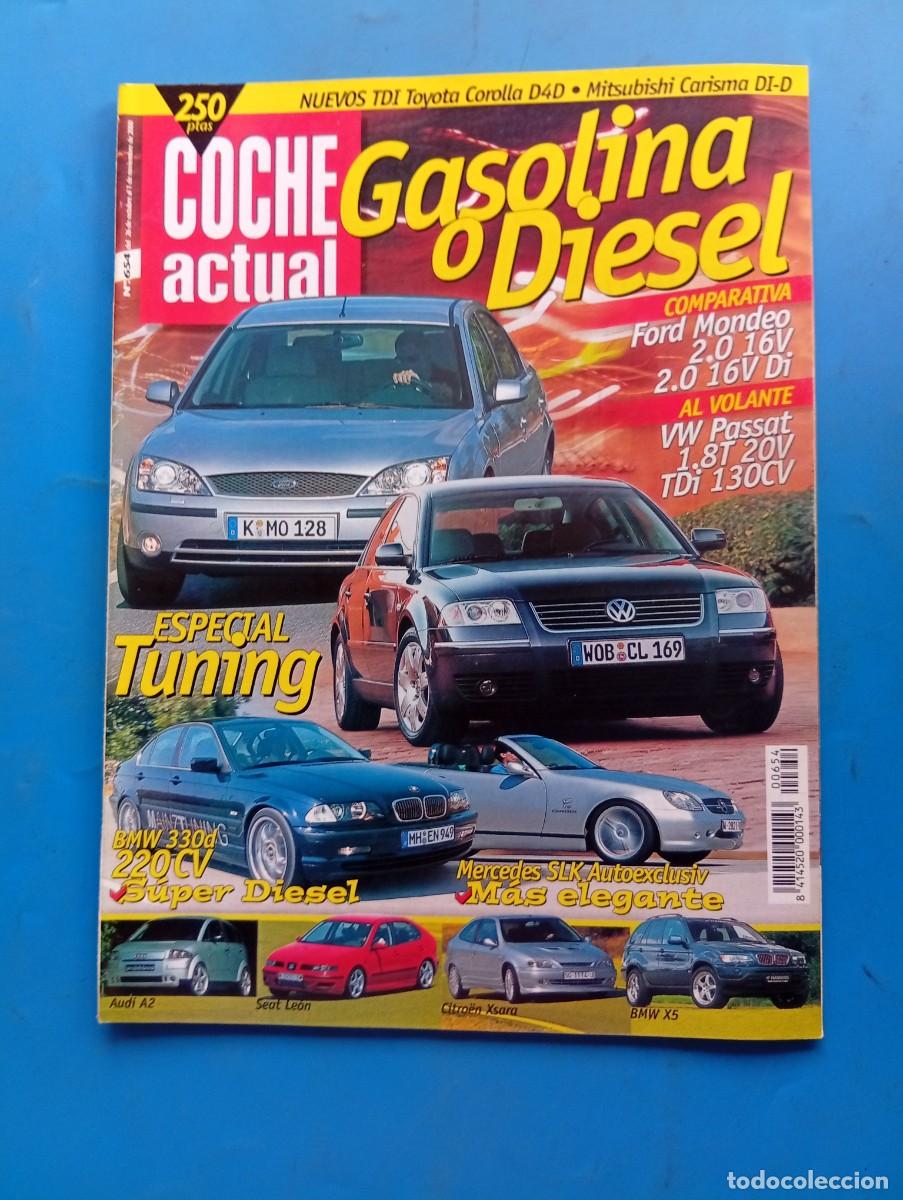 Carros: COCHE ACTUAL. N&ordm; 654. A&Ntilde;O 2000. PRUEBA: FORD MONDEO 2.0 16V GHIA. VW PASSAT 1.8T 20V. MERCEDES. LEER