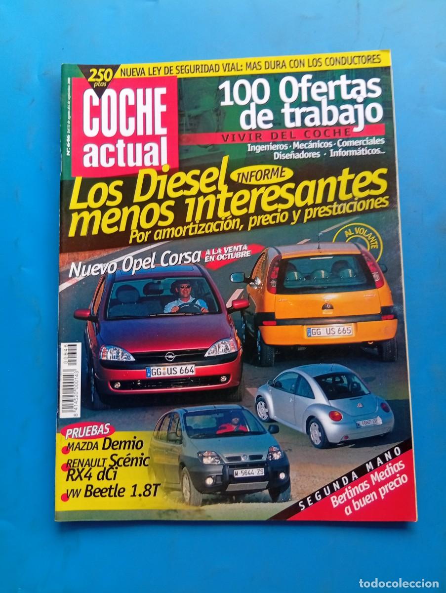 Coches: COCHE ACTUAL. N&ordm; 646. A&Ntilde;O 2000. PRUEBA: RENAULT SCENIC RX4 1.9 dCi. MAZDA DEMIO. OPEL CORSA.... LEER