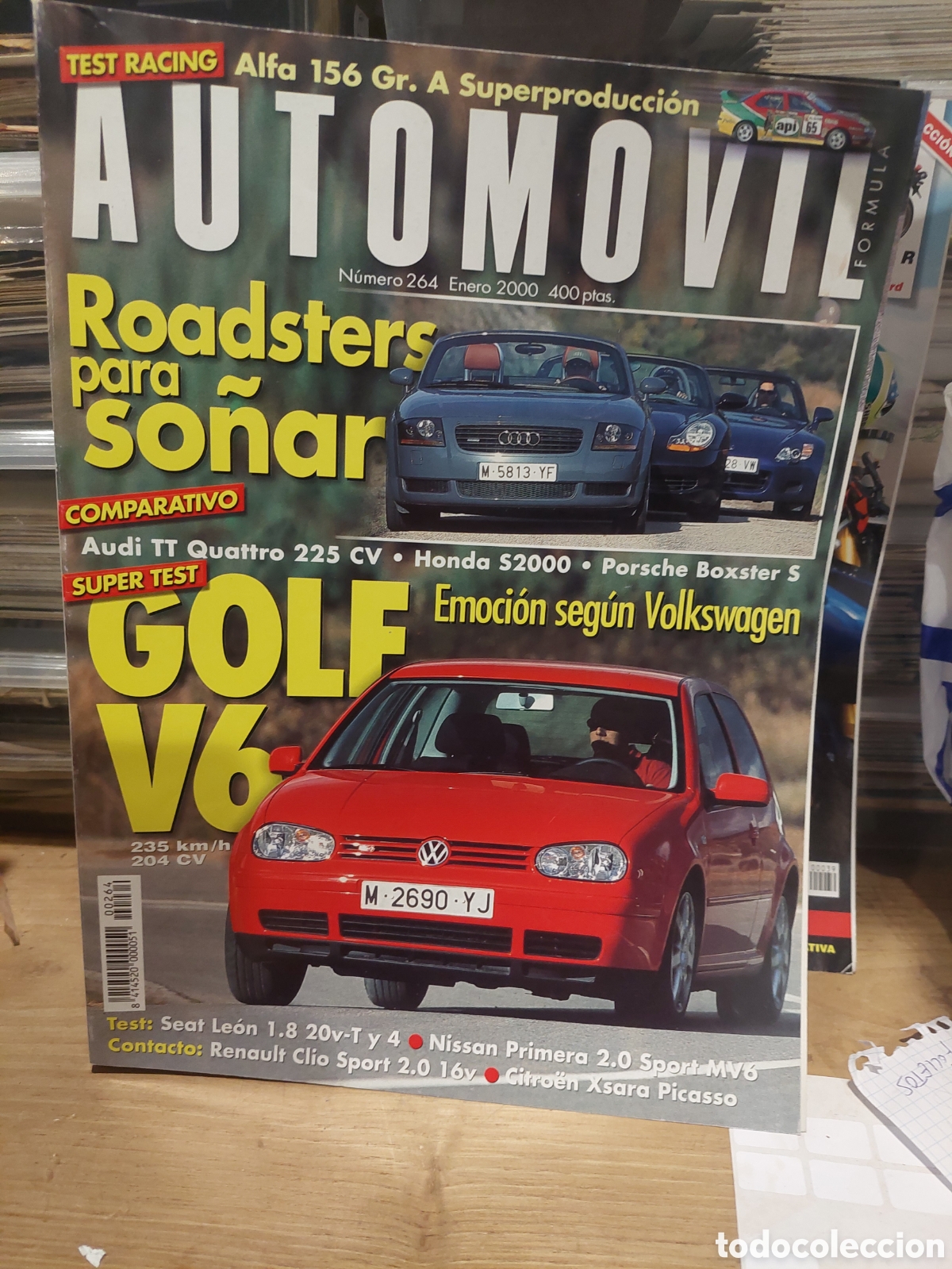 Coches: REVISTAS COCHES AUTOM&Oacute;VIL 2000 n&uacute;mero 264 265 266 267 268 270 273 275
