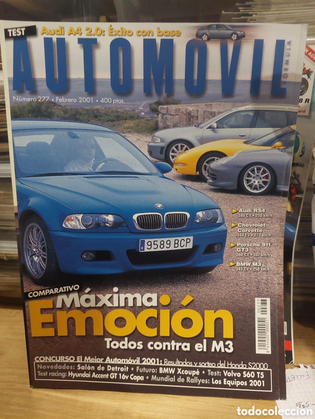 Coches: 2001 2002 REVISTAS AUTOM&Oacute;VIL N&Uacute;MERO 277 281 284 290 292 296 297