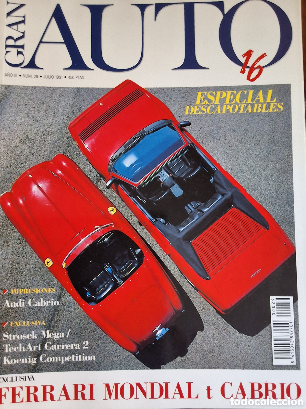 Coches: Gran auto 16 revista coches n&uacute;mero 29 a&ntilde;o 1991/7