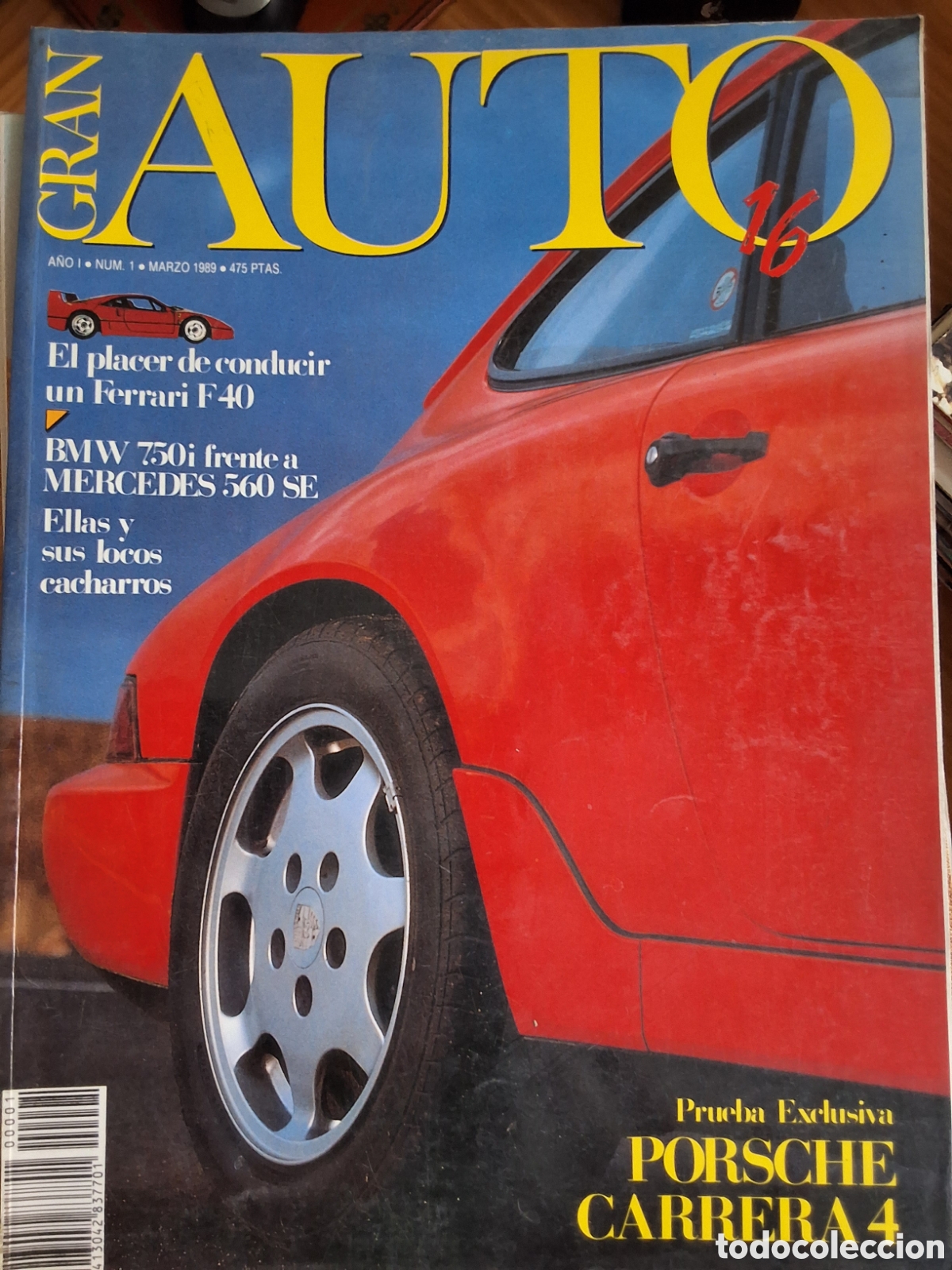 Coches: Gran auto 16 revista coches n&uacute;mero 1 a&ntilde;o 1989/3