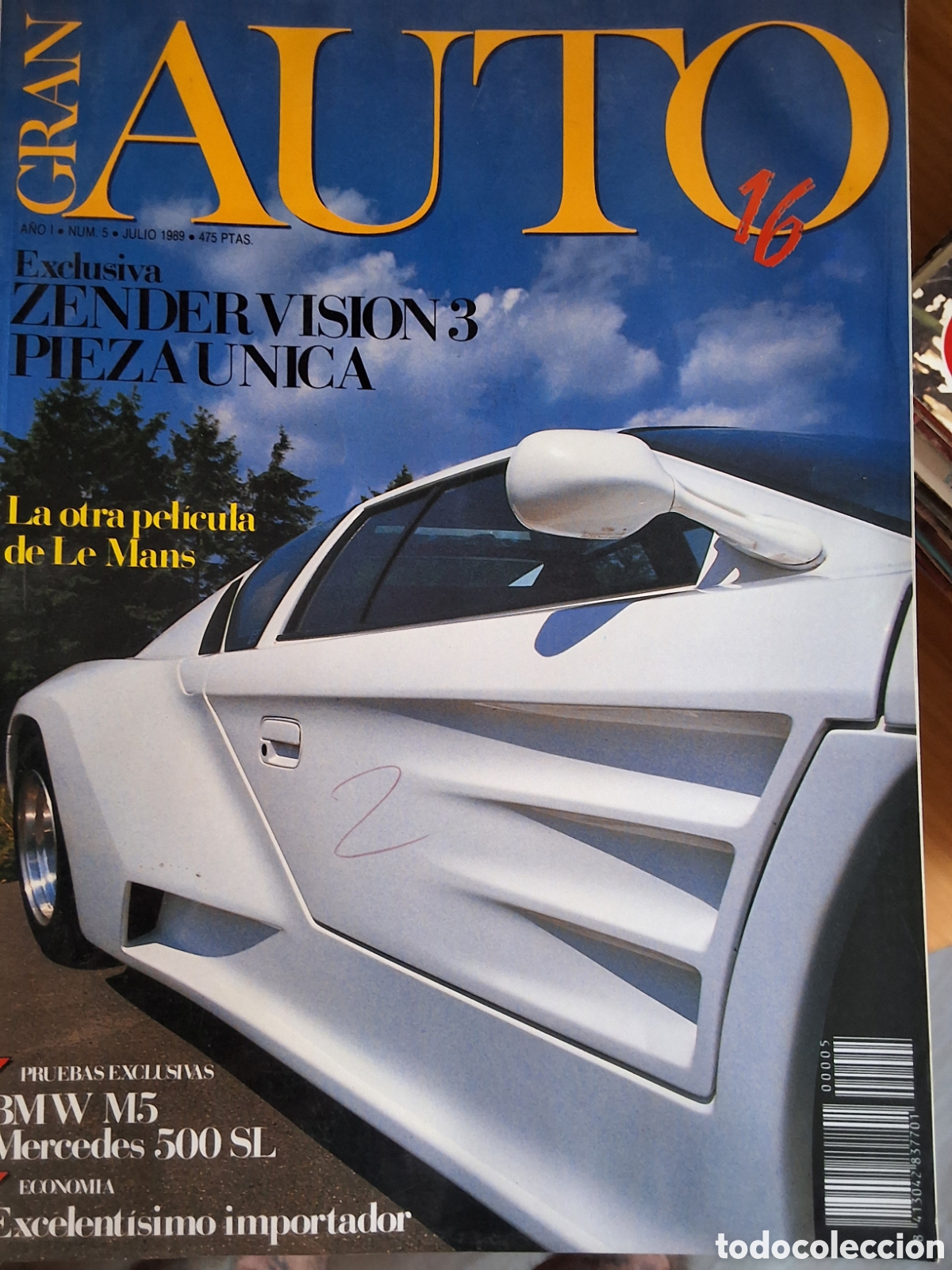 Coches: Gran auto 16 revista coches n&uacute;mero 5 a&ntilde;o 1989/7