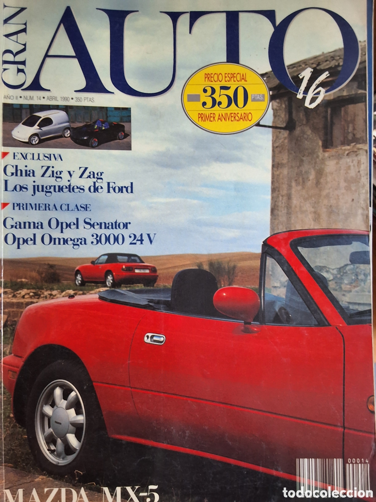 Coches: Gran auto 16 revista coches n&uacute;mero 14 a&ntilde;o 1990/4