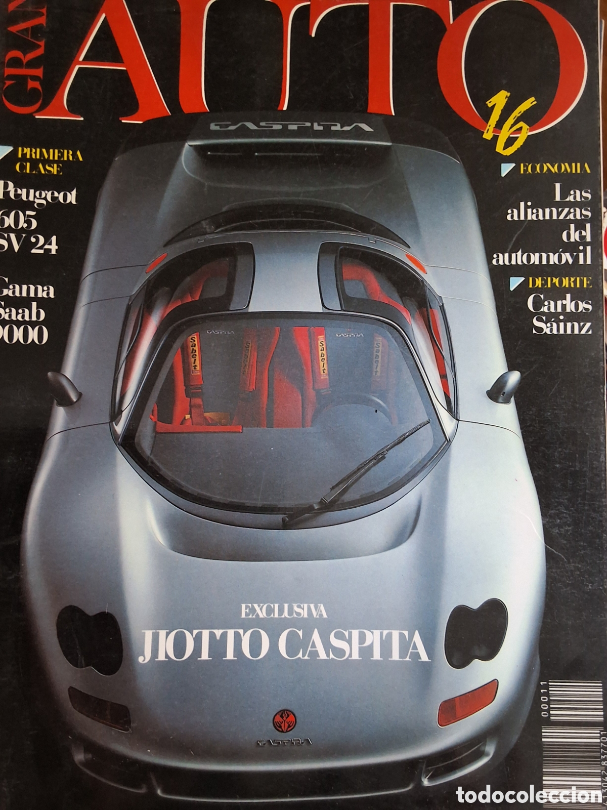 Coches: Gran auto 16 revista coches n&uacute;mero 11 a&ntilde;o 1990/1