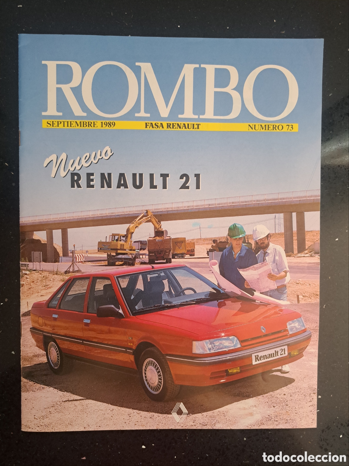 Auto: Revista Rombo N&ordm; 73 Septiemb 1989 Nuevo Renault 21