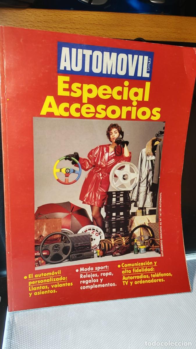 Coches: Autom&oacute;vil . Especial Accesorios, suplemento monogr&aacute;fico tipo tomo . A&ntilde;o 1991 .