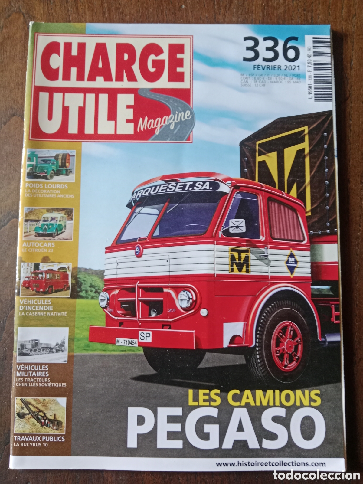 Coches: Revista charge utile n. 336 de 2021 cami&oacute;n Pegaso