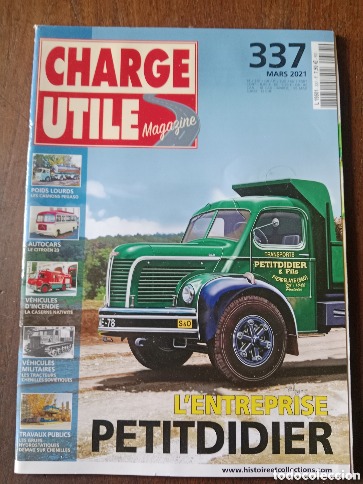 Coches: Revista charge utile n. 337 de 2021 cami&oacute;n Pegaso