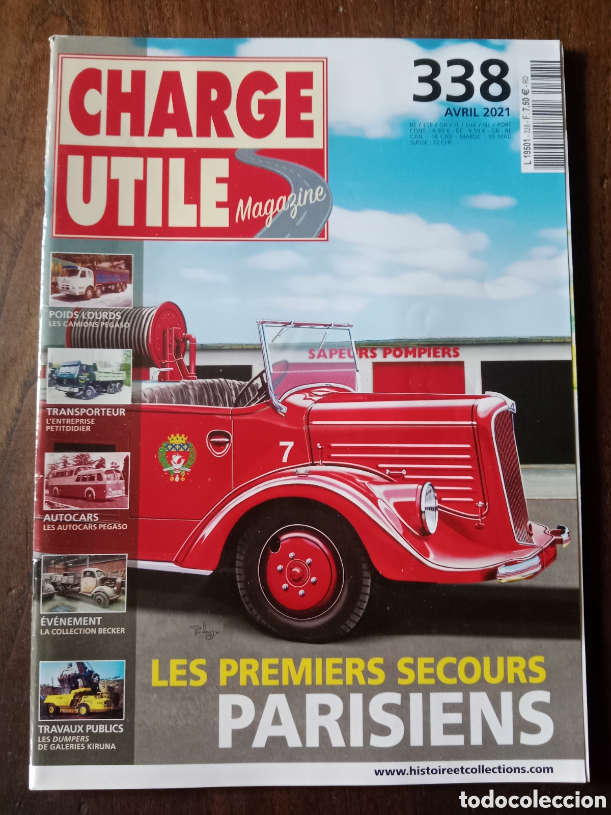 Coches: Revista charge utile n. 338 de 2021 cami&oacute;n autob&uacute;s Pegaso