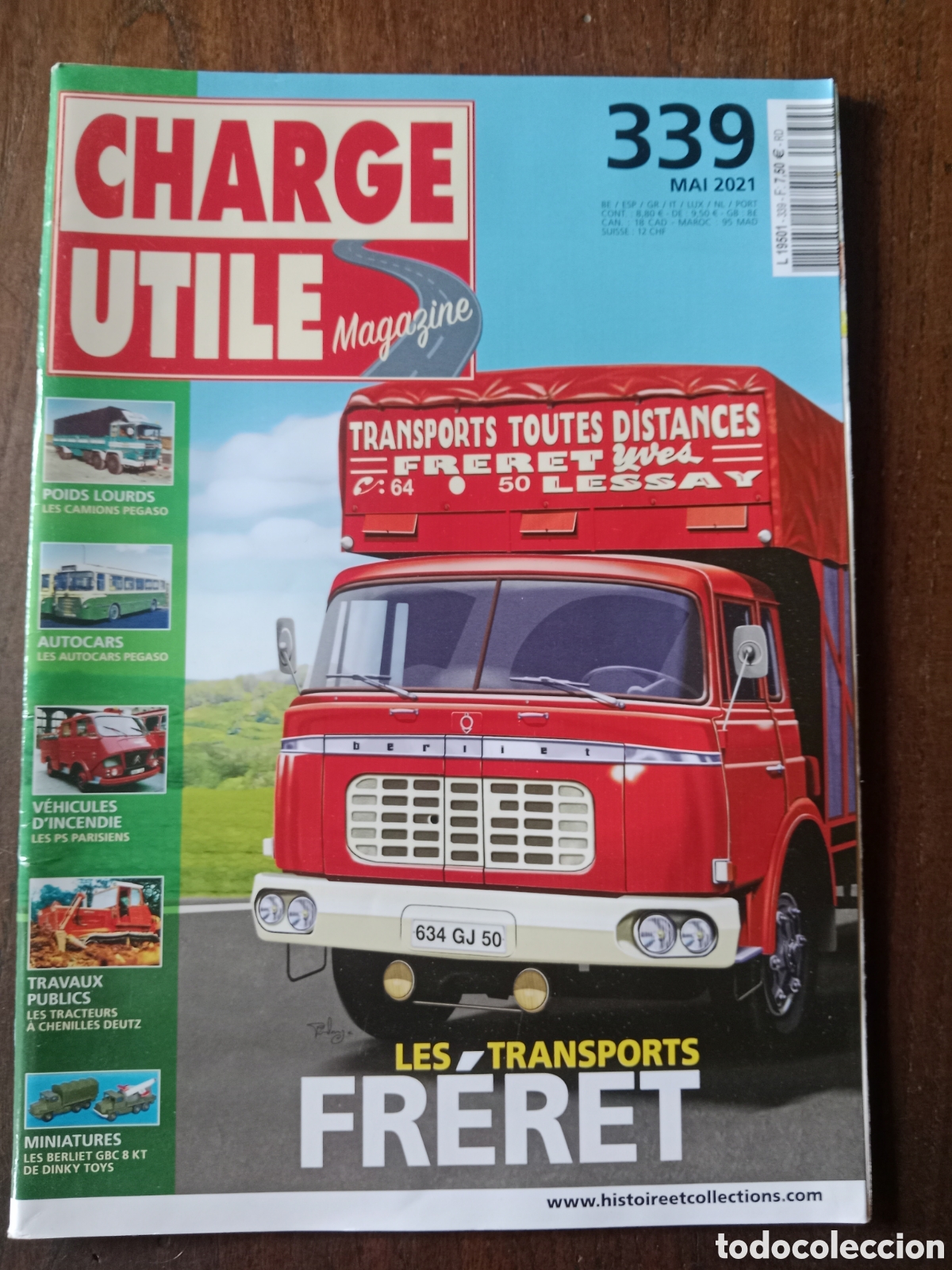 Coches: Revista charge utile n. 339 de 2021 cami&oacute;n autob&uacute;s Pegaso