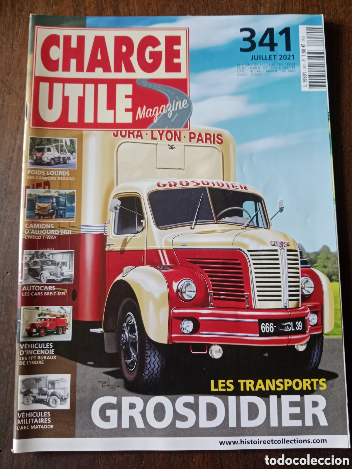 Coches: Revista charge utile n. 341 de 2021 cami&oacute;n Pegaso