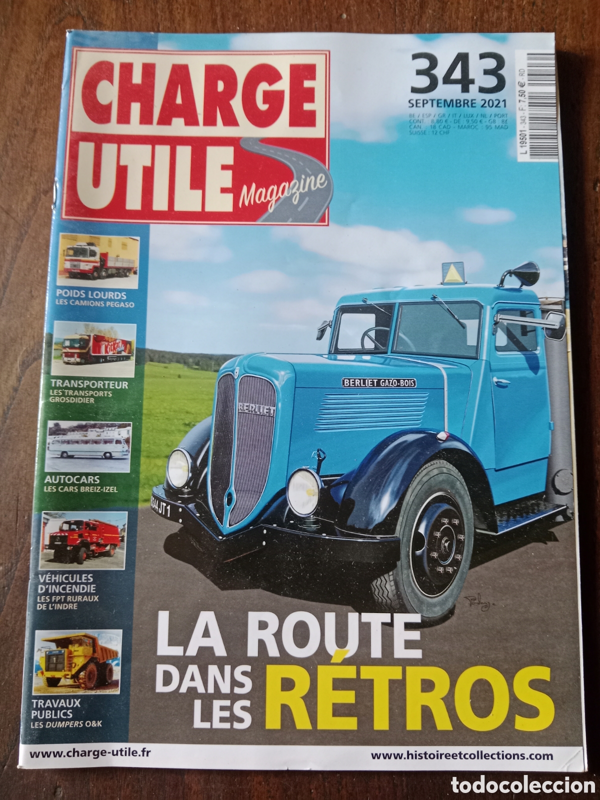 Coches: Revista charge utile n. 343 de 2021 camion Pegaso