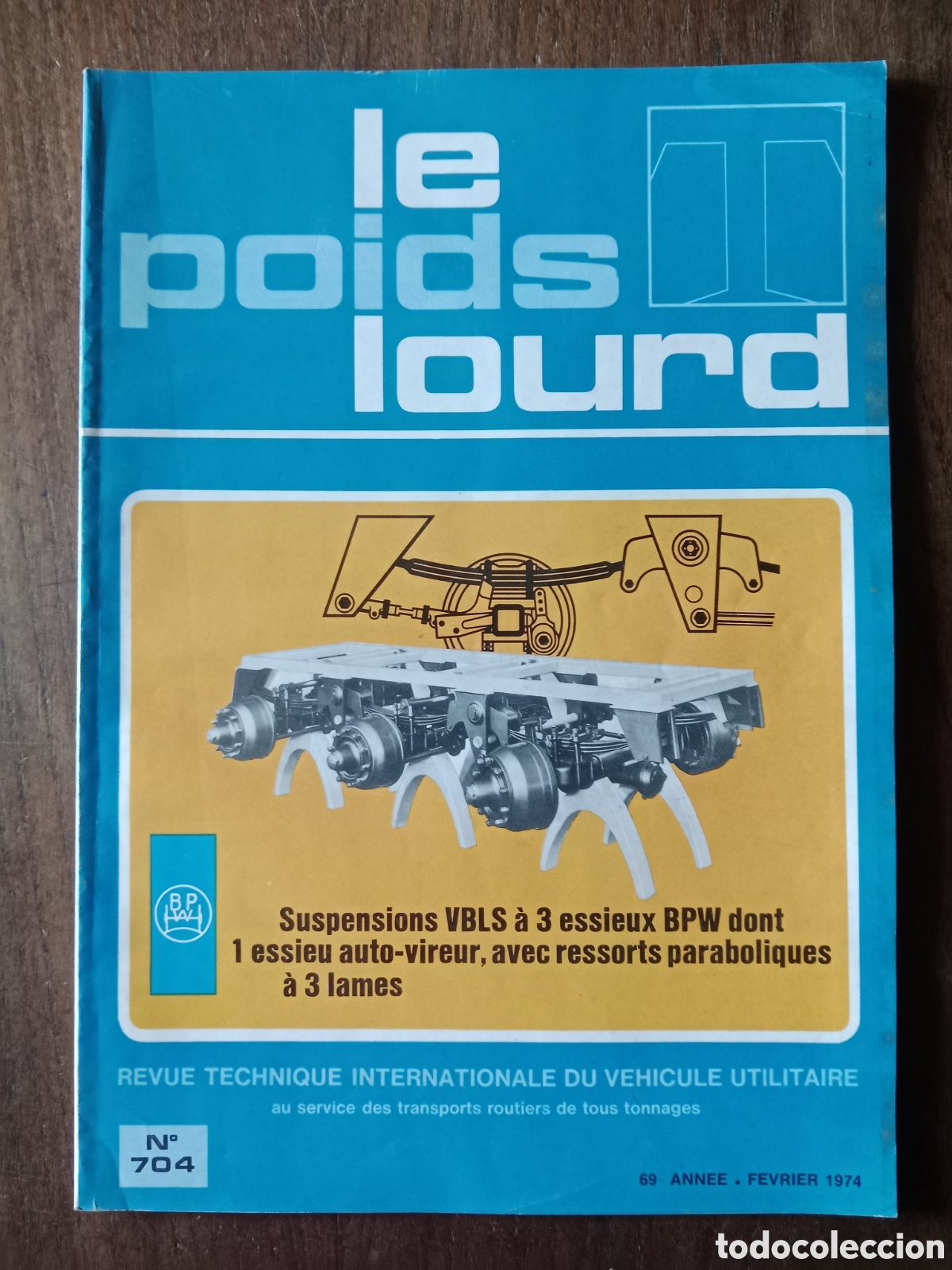Coches: Revista le poids lourd de febrero 1974 cami&oacute;n