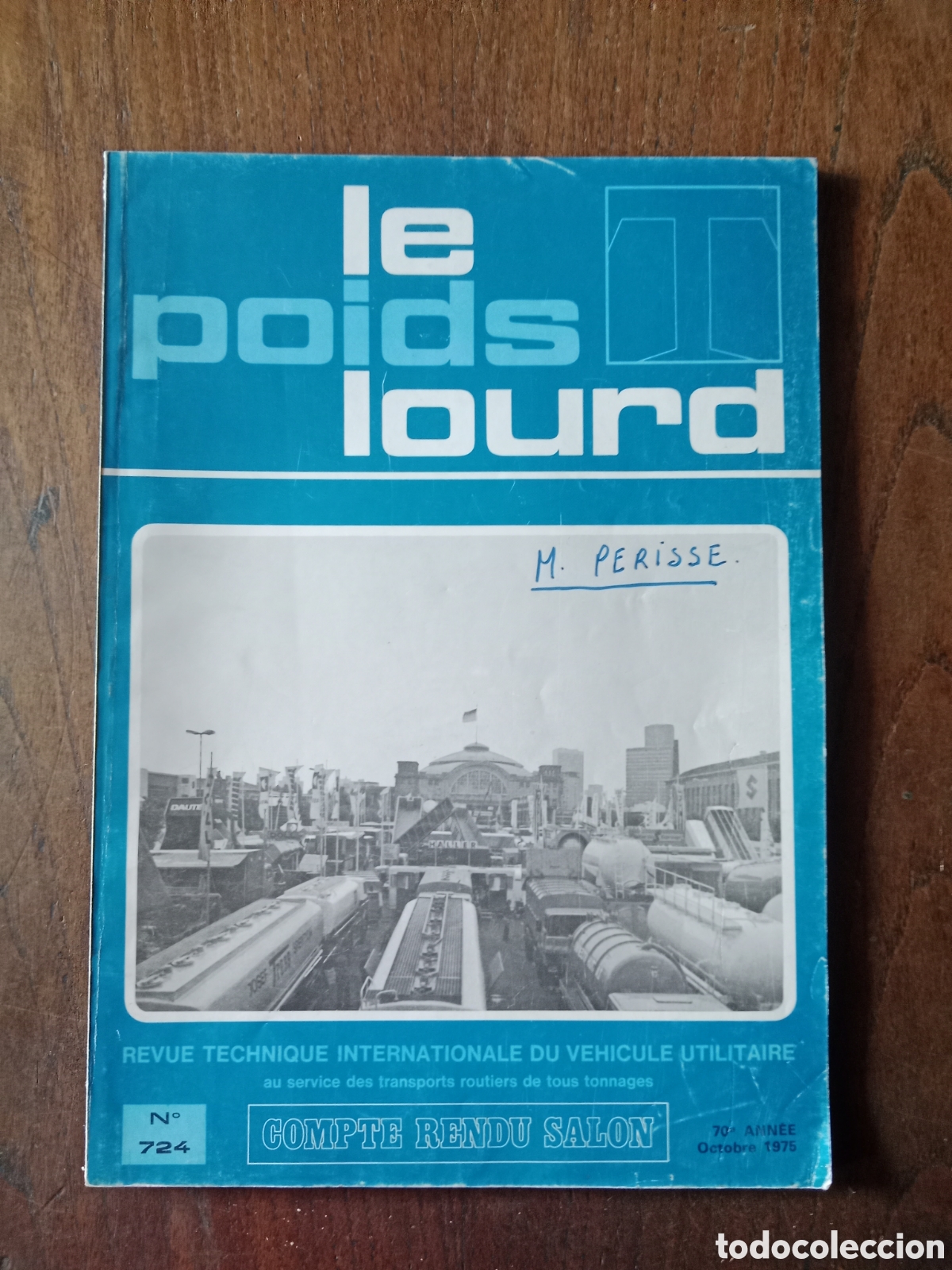 Coches: Revista le poids lourd de octubre 1975 cami&oacute;n