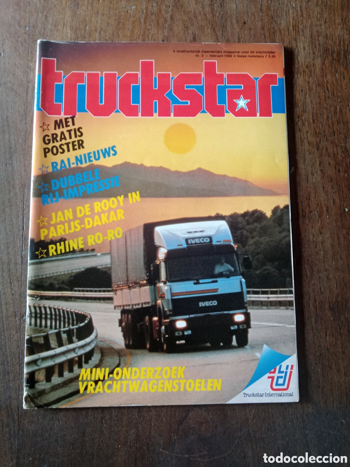 Coches: Revista truckstar n. 2 de 1986 cami&oacute;n