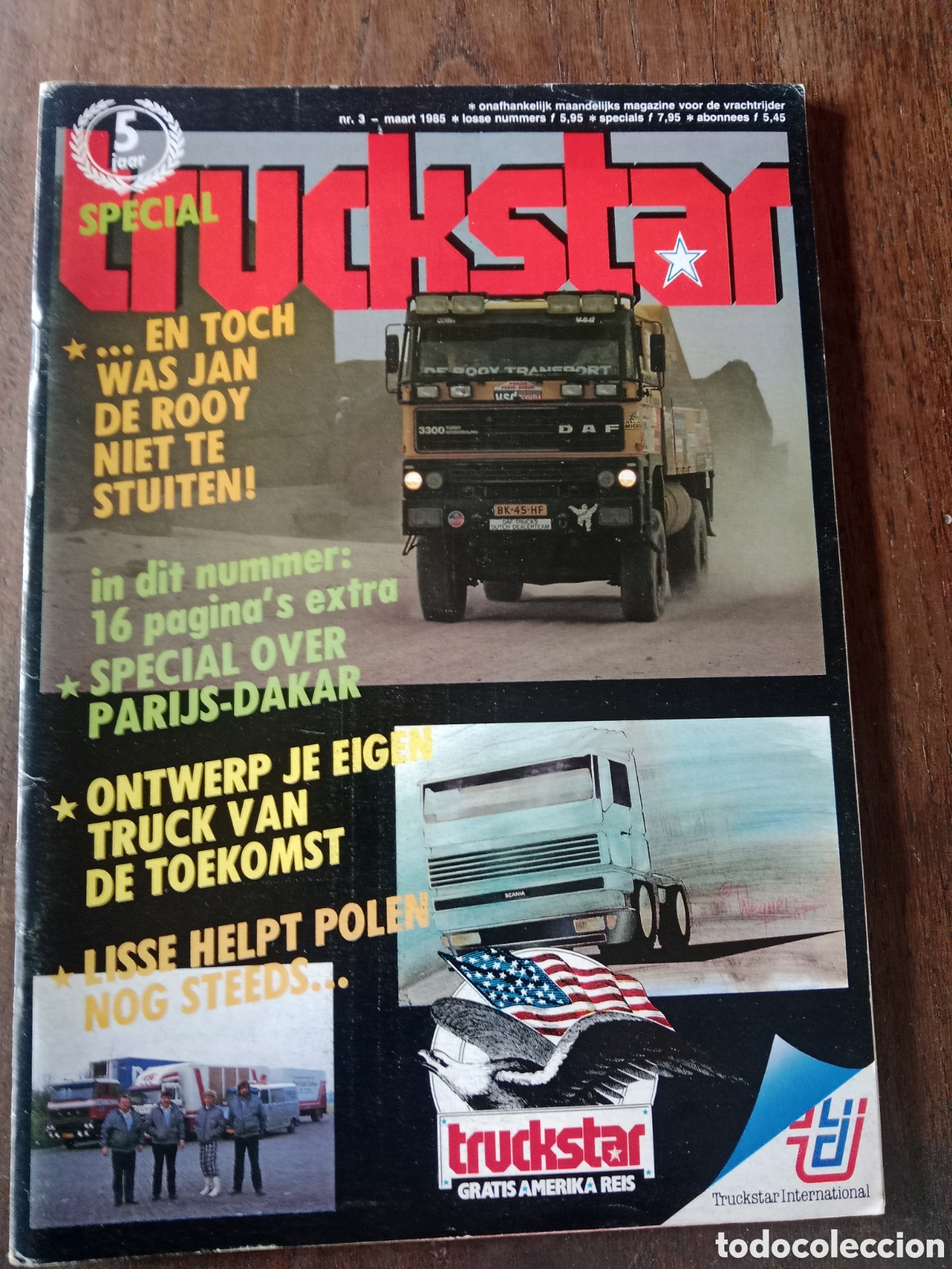 Coches: Revista truckstar n. 3 de 1985 cami&oacute;n