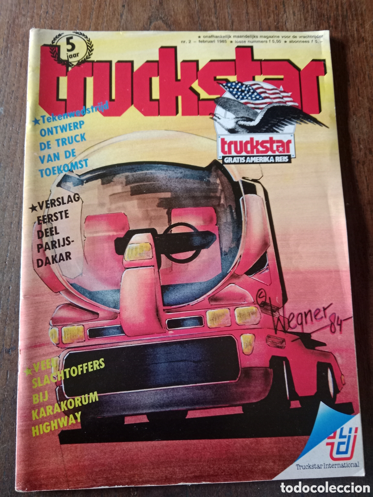Coches: Revista truckstar n. 2 de 1985 cami&oacute;n