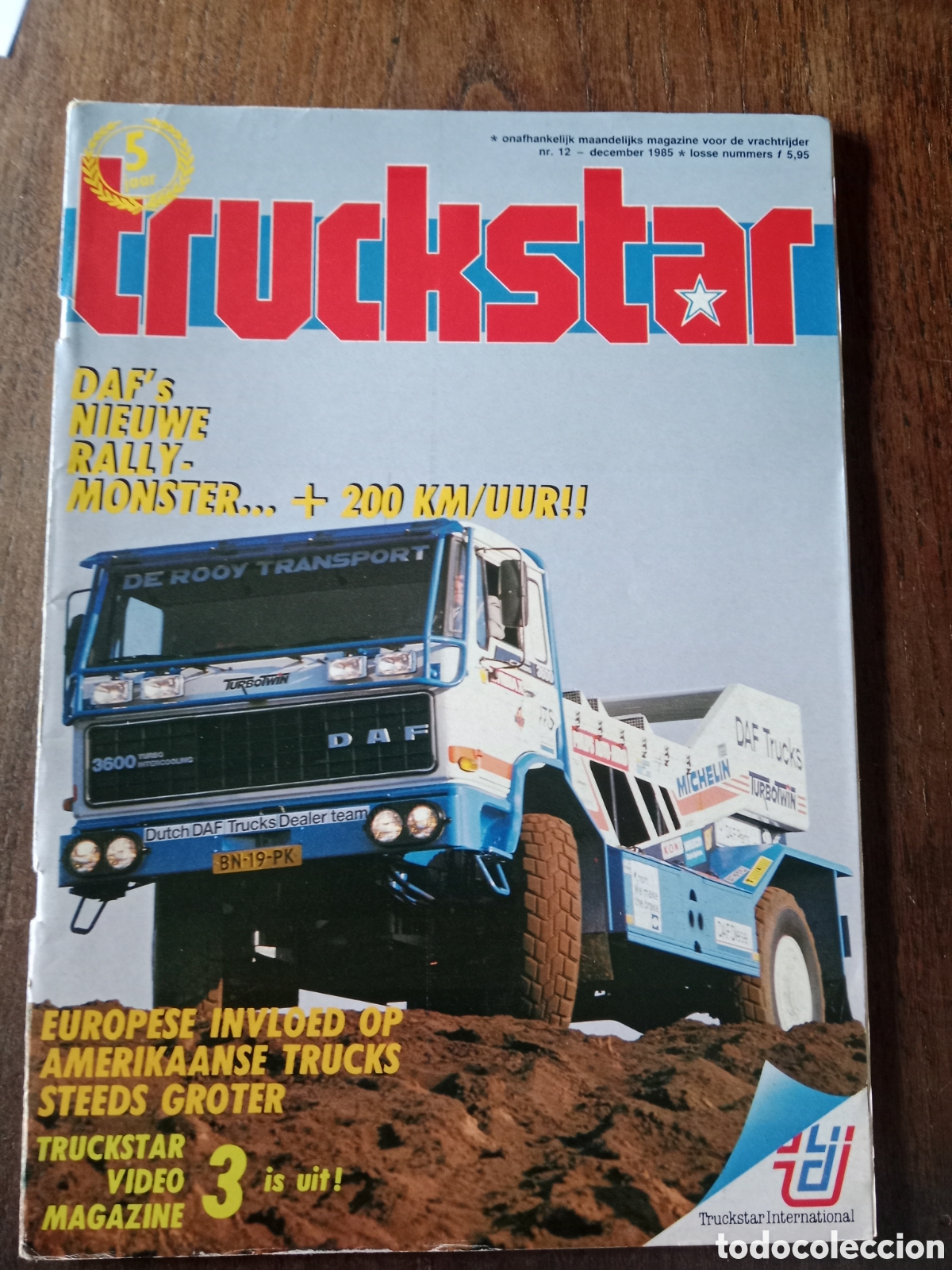 Coches: Revista truckstar n. 12 de 1985 cami&oacute;n