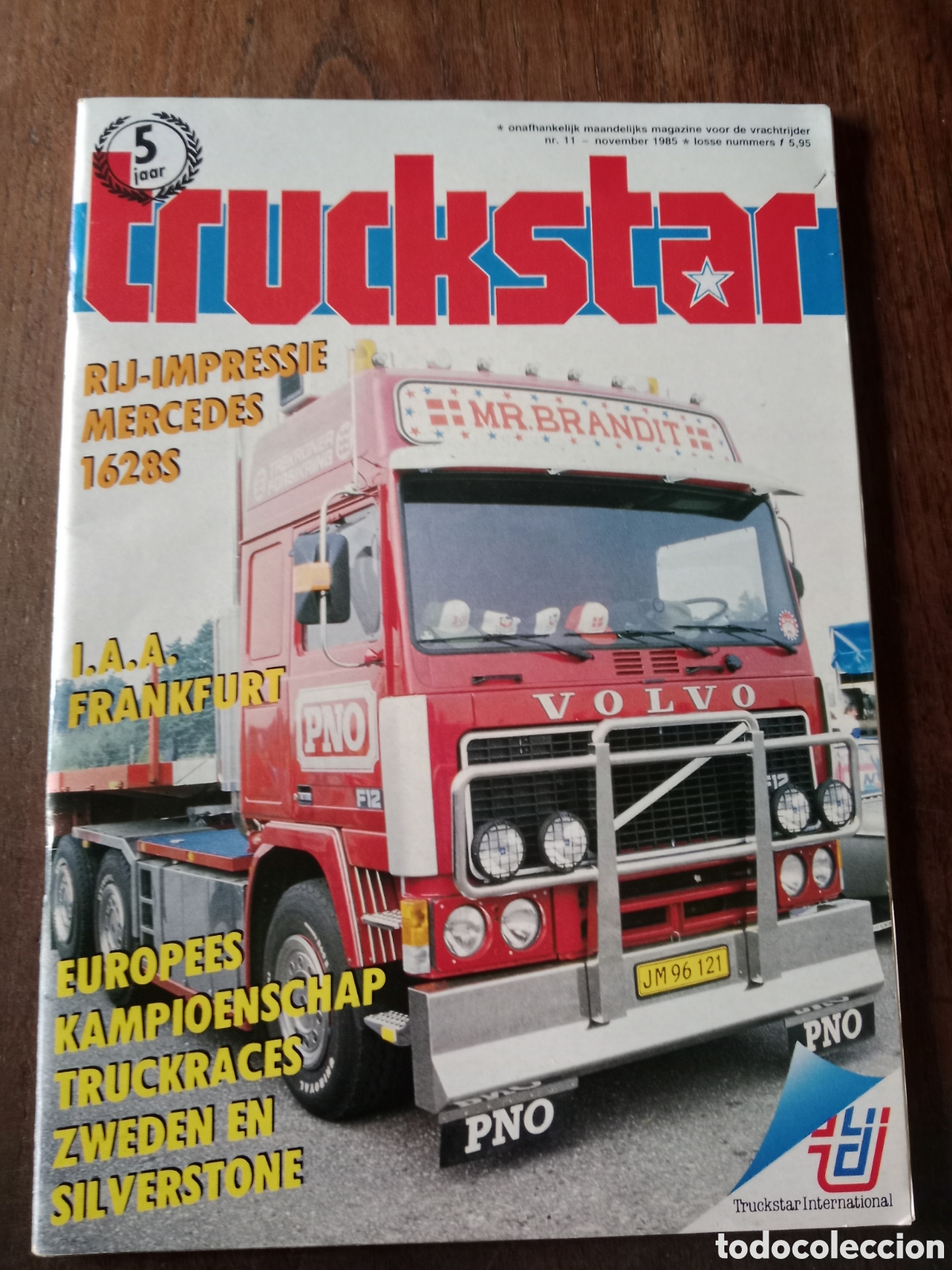 Coches: Revista truckstar n. 11 de 1985 cami&oacute;n