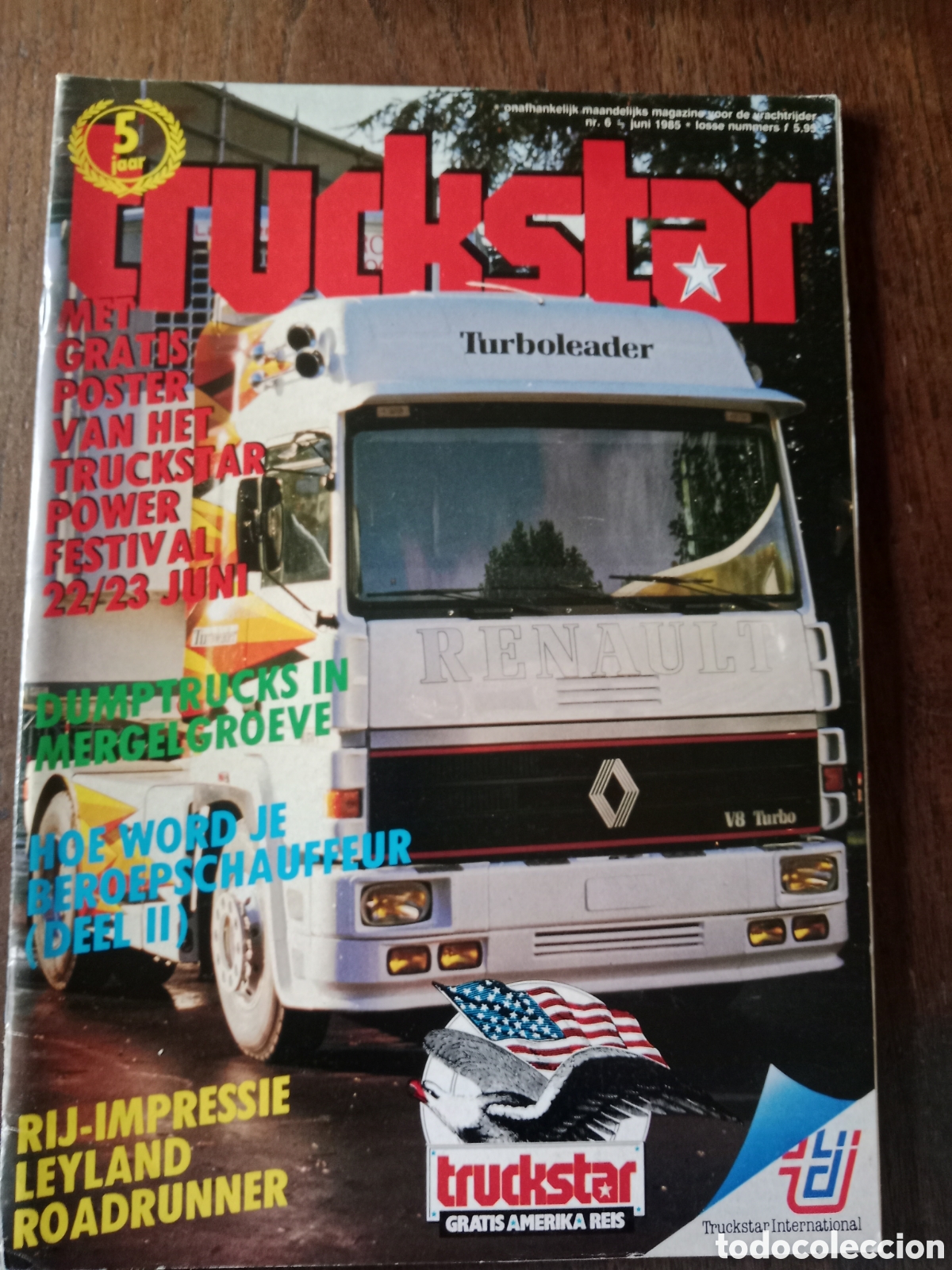 Coches: Revista truckstar n. 6 de 1985 cami&oacute;n