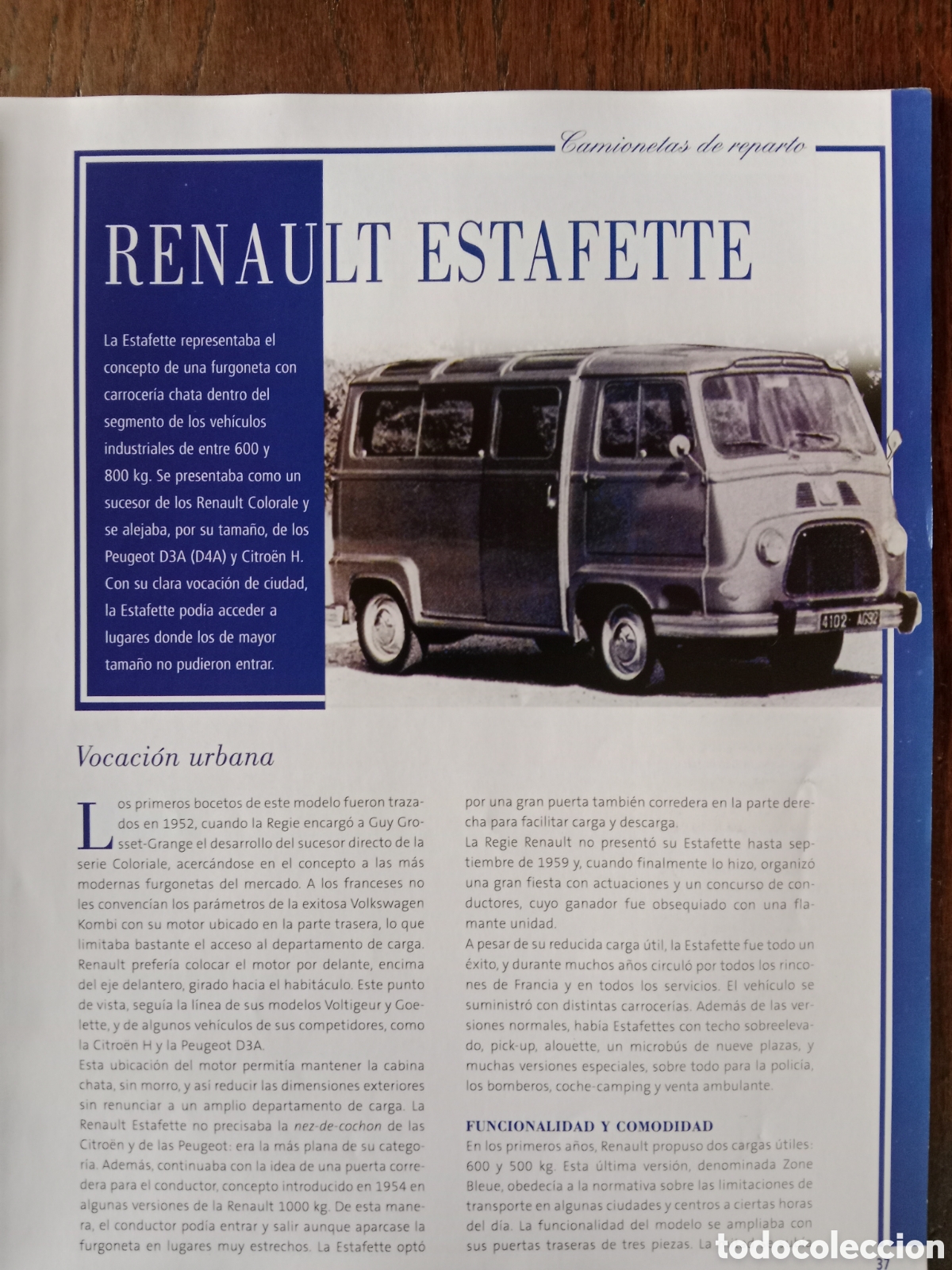 Coches: Fasc&iacute;culo furgoneta Renault estafette - Foto 2