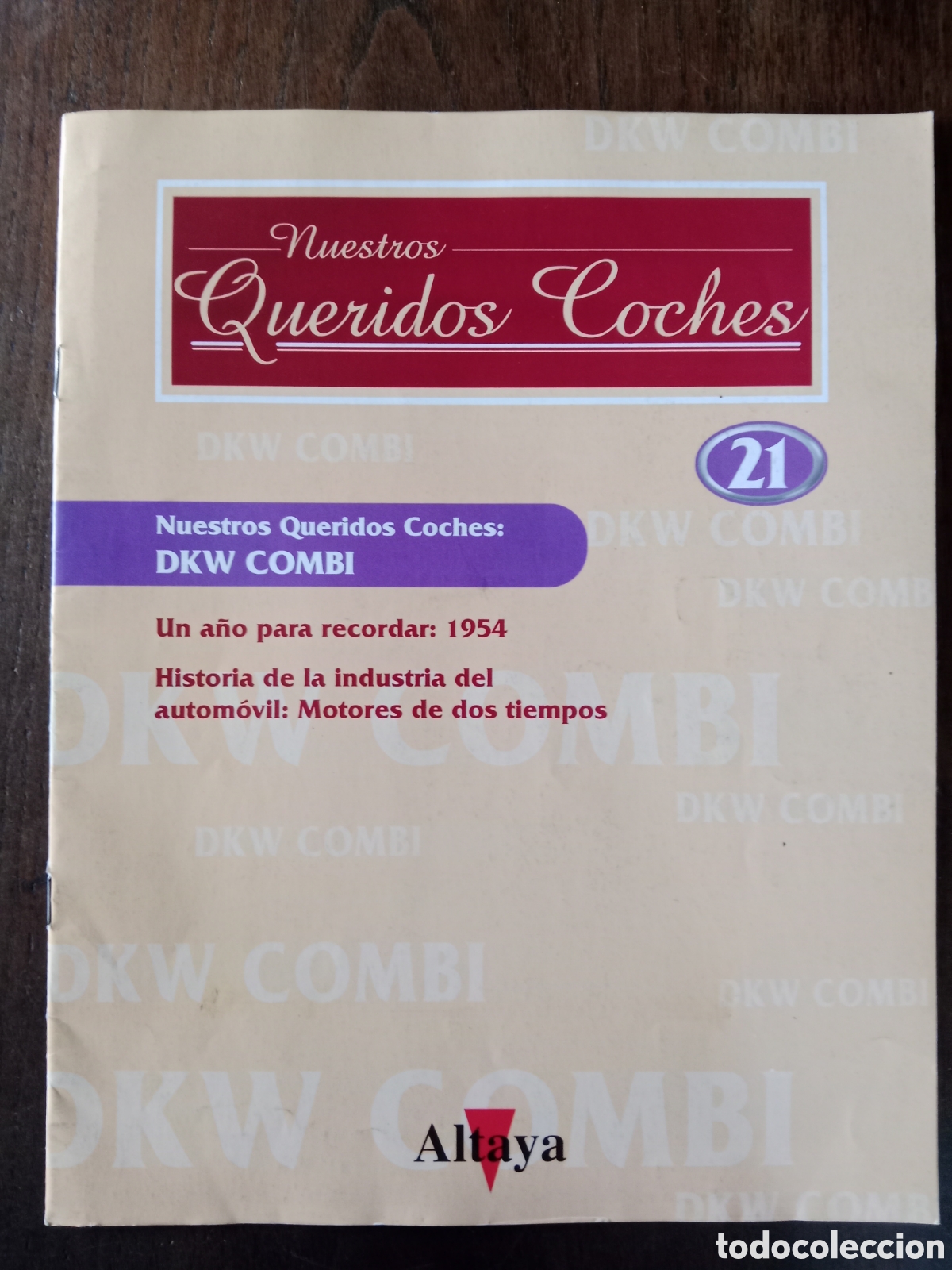 Coches: Fasc&iacute;culo furgoneta Dkw combi