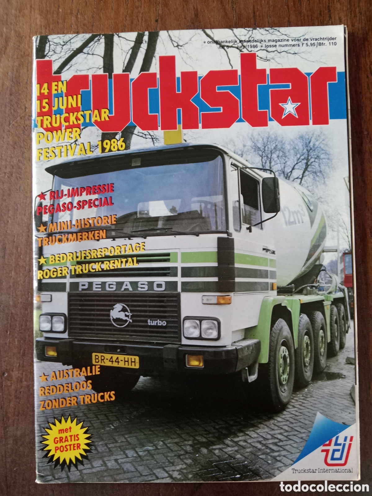 Coches: Revista truckstar n. 6 de 1986 camion Pegaso