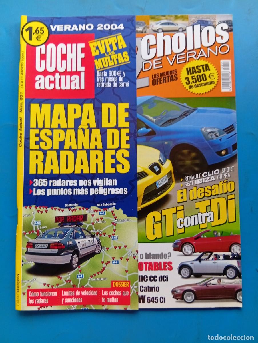 Coches: COCHE ACTUAL. N&ordm; 851. AGOSTO. 2004. PRUEBA: MINI ONE CABRIO. COMP: SEAT IBIZA 1.9 TDI CUPRA... LEER.