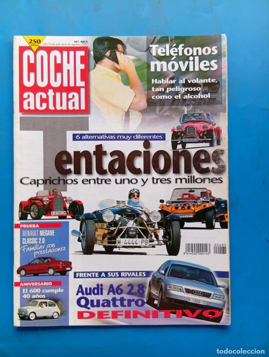 Coches: COCHE ACTUAL. N&ordm; 485. A&Ntilde;O 1997. PRUEBA: REANULT M&Eacute;GANE CLASSIC 2.0 ALIZ&Eacute;. OPEL CORSA 1.4 SPORT. LEER