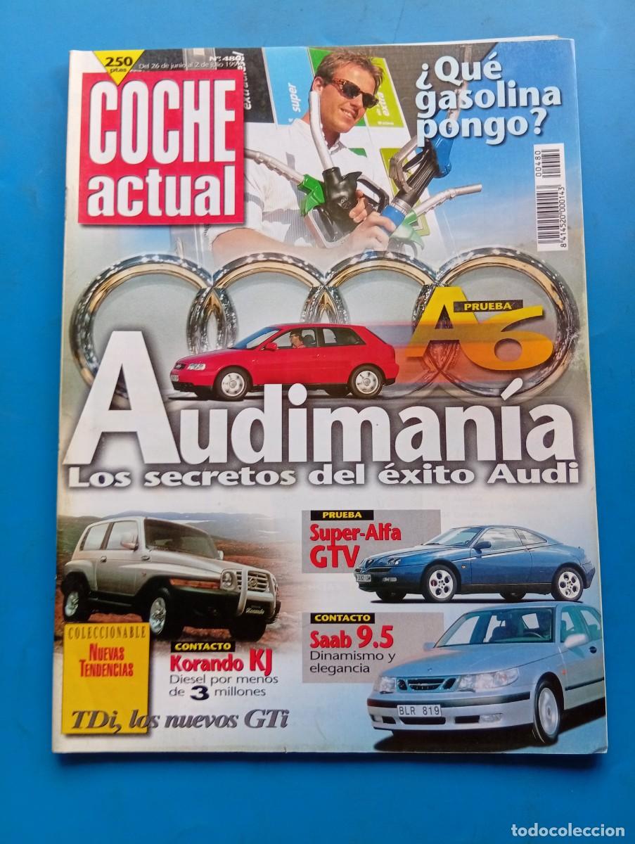 Coches: COCHE ACTUAL. N&ordm; 480. A&Ntilde;O 1997. PRUEBA: AUDI A6 2.4 V6. ALFA ROMEO GTV V6 24V. PEUGEOT 406 2... LEER