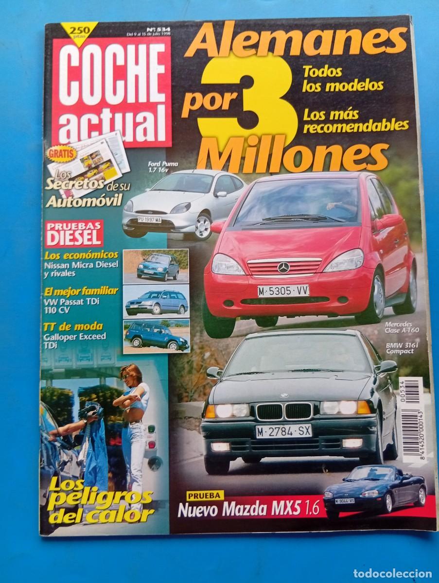 Coches: COCHE ACTUAL. N&ordm; 534. A&Ntilde;O 1998. PRUEBA: NISSAN MICRA 1.5 D. CHEVROLET TRANS SPORT. SUZUKI SAM.. LEER