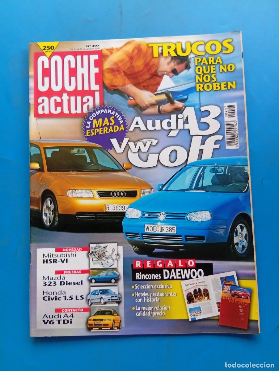 Coches: COCHE ACTUAL. N&ordm; 497. A&Ntilde;O 1997. PRUEBA : MAZDA 323 DIESEL. HONDA CIVIC 1.5 LS. AUDI A4 V6 .... LEER.