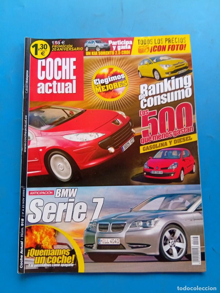 Coches: COCHE ACTUAL. N&ordm; 918. A&Ntilde;O 2005. PRUEBA : RENAULT LAGUNA 2.0TS GT. BMW SEIRE 7. HONDA CIVIC.... LEER.